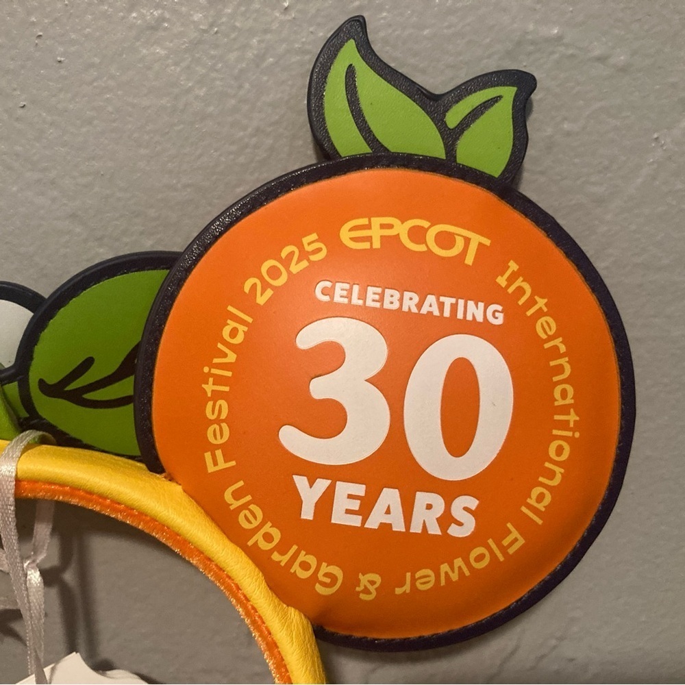 Loungefly 2025 Epcot Flower and Garden Orange Bird Headband - Picture 7 of 11